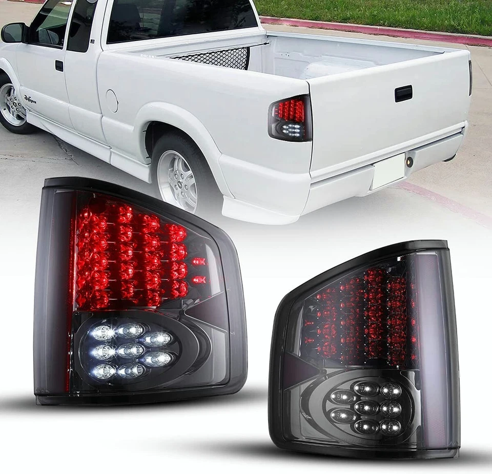 Luces traseras LED de humo lámpara de freno para Chevy S10 GMC Sonoma Isuzu Hombre 1994-2004 Foto 1 de 4