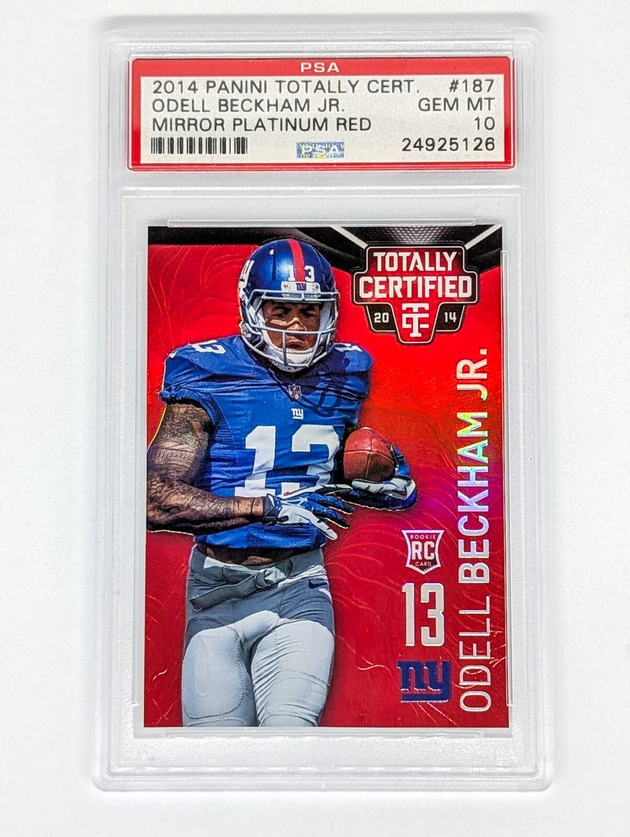 10 Graded Football Odell Beckham Jr. Sports Trading Cards for sale