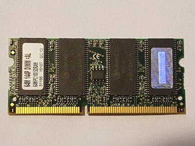 Transcend 64mb PC-100 144pin SDRAM - Image 1 of 2