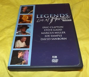 💥 Legends: Live at Montreux 1997 (DVD) Eric Clapton, David Sanborn, Steve Gadd - Imagen 1 de 3