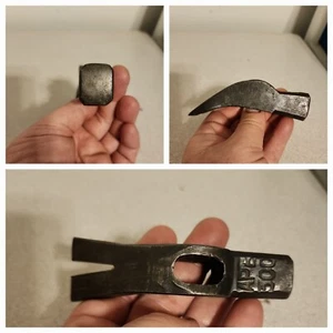UNIQUE Hand Forged Rectangular Face Blacksmith Farrier's Hammer Stamped APE 300 - Picture 1 of 8