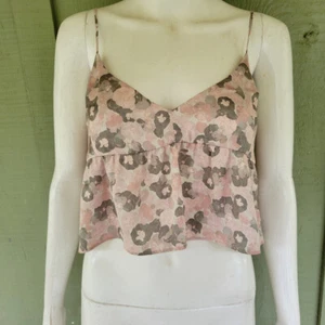NWT Aritzia WILFRED Lover Cropped Satin Camisole Top Small S $78 - Picture 1 of 4