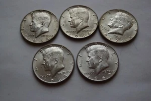 Lote de medio dólar Kennedy 1965-1969 - Imagen 1 de 2