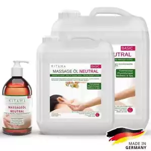 Kitama Massageöl Neutral ohne Duft / Parfum - Thai Massage Physiotherapie 5L 10L - Bild 1 von 7