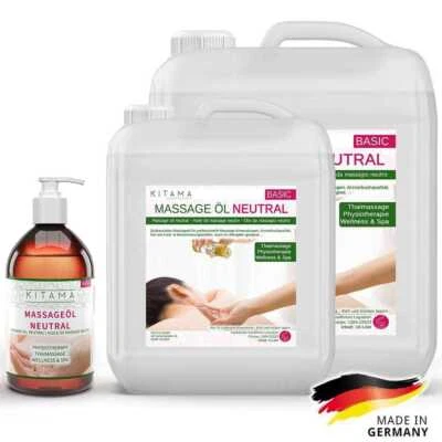 Kitama Massageöl Neutral ohne Duft / Parfum - Thai Massage Physiotherapie 5L 10L - Bild 1 von 4