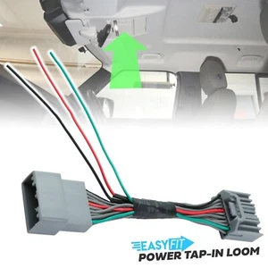 Hardwire tap loom for Range Rover Evoque 2014+ overhead console dashcam Garmin - Picture 1 of 7
