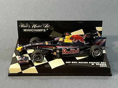 minichamps 1/43 f1 2009 Red Bull RB5 Mark Webber - Image 1 of 4
