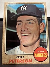 1968 Topps Set-Break #246 Fritz Peterson NM-MT OR BETTER New York Yankees