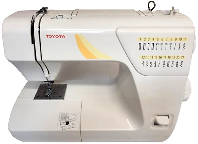 Toyota Sewing Machine SA45 Model RS2000 White Untested Missing Foot Pedal - Image 1 of 4