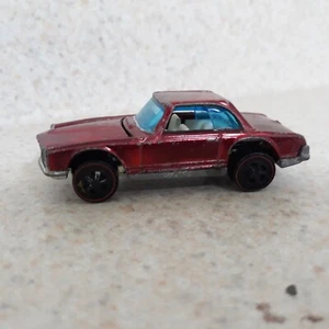 Vintage 1969 Hot Wheels Redline Mercedes Benz 280SL HK Red/ White Int. - Picture 1 of 14
