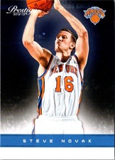 2012 Panini Prestige Steve Novak #106 New York Knicks Basketball Card