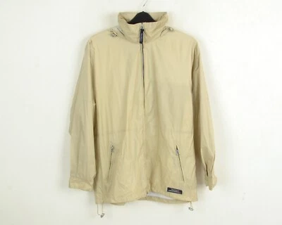 MCNEAL Hombres L Chaqueta Cortavientos Impermeable Capucha y Cremallera Plegable - Imagen 1 de 4