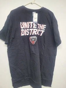 DC United T-Shirt, MLS Soccer, Men's, 2XL, Black, New in package - Picture 1 of 1