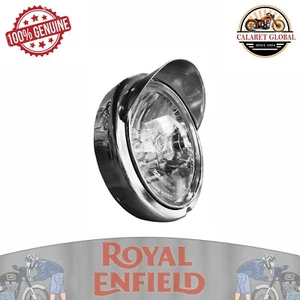 SCHEINWERFERBAUGRUPPE MIT GLÜHBIRNE FÜR ROYAL ENFIELD CLASSIC 350 BULLET 350 ... - Bild 1 von 4