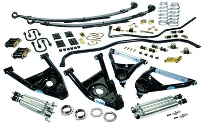 Camaro 1967-1969 CPP Stage 2 Pro Touring Suspension Kit 450lb Coils 2" Drop Leaf - Imagem 1 de 2