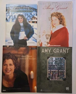 Amy Grant Sheet Music Lot (4) Chirstmas Album~ Home for XMAS ~ To Remember ~Road - Picture 1 of 13