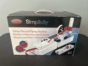 Simplicity - Deluxe Bias and Piping Machine - 881469001 - Open Box/No Manual NEW - Picture 1 of 7