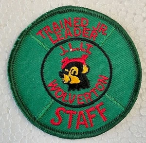 STAFF PATCH Camp WOLVERTON Trained Jr. Leader J.L.I.T. Crescent Bay Area Council - Picture 1 of 2