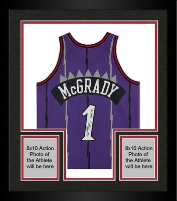 Camiseta deportiva Mitchell & Ness 1998 firmada por Tracy McGrady Toronto Raptors FRMD con Insc Foto 1 de 4