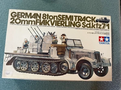 Tamiya 35050, escala 1/35 alemán 8ton Sd.kfz.7/1 media pista, con 20 mm 35050 Foto 1 de 3