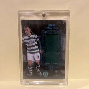 2017/18 Topps Museum UCL Bruno Fernandes /75 Patch - Picture 1 of 2