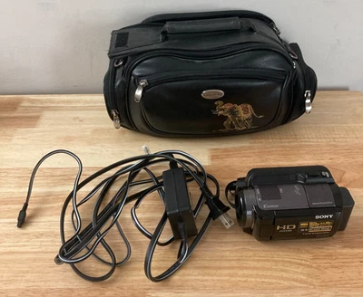 Sony HDR-XR200V 120 GB Handycam Digital Camcorder Black with Charger (Tested) - Image 1 of 4