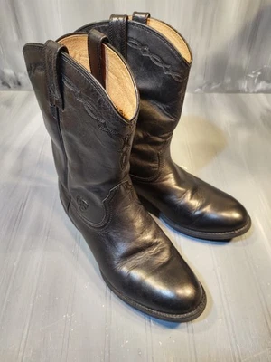 Ariat Boots Womens 9.5  40.5  Black Heritage Roper Western Cowgirl Leather 14501 - Image 1 of 4