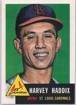 1991 Topps Archives 1953 #273 Harvey Haddix - Image 1 of 2