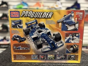2005 MEGA BLOKS PROBUILDER #3706 GRAND PRIX RACER 435 pezzi completo - Foto 1 di 6