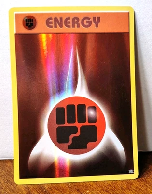 POKEMON FIGHTING ENERGY 96/108 REVERSE HOLO EVOLUTIONS MP-LP - Image 1 of 4