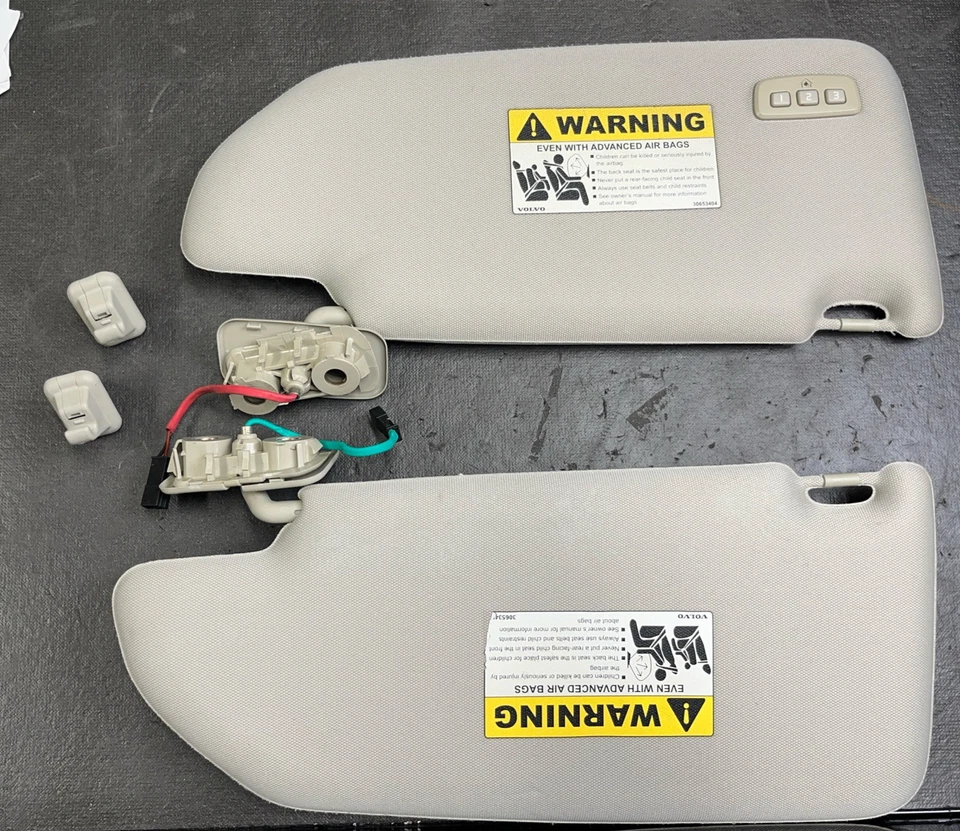 Parasol izquierdo y derecho Volvo XC90 2003-2006 topo con abridor de puerta de garaje Foto 1 de 4