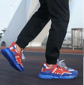 Mazino Arctic Fashion Chunky Sneakers Arctic Red/Blue - Picture 1 of 5