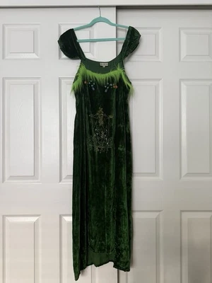 Nataya Women's Dress - Celtic Princess - Medieval - Green - Celestial Size L  - Image 1 of 4