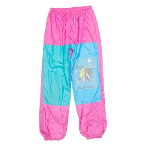Vintage Space Girls Track Pants Pink 90s Tapered 12-13Y W24 L28 - Picture 1 of 6