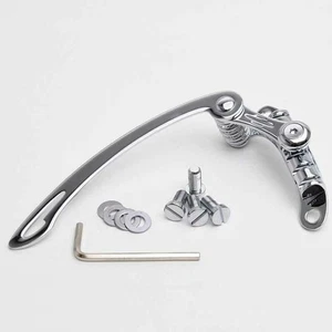 Chrome Les trem, TLT2C, Flat Arm Tremolo by Goldo - Picture 1 of 1