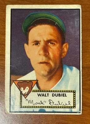1952 Topps - Walt Dubiel #164 White Back VG-EX - Image 1 of 2