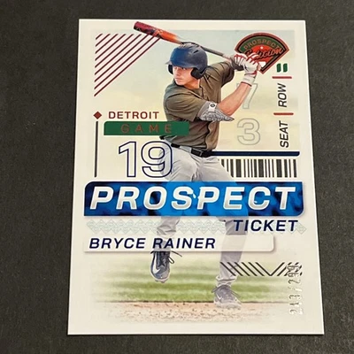 2024 Panini Prospect Edition Bryce Rainer 243/299 P1662 - Image 1 of 2