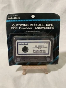 Radio Shack PhoneMate 43-414 Endless Loop Outgoing Message Tape 20 Seconds - Picture 1 of 2