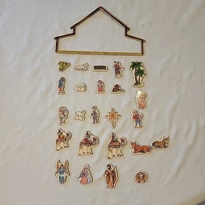 Fontanini Advent Calendar Christmas Magnetic Complete Set 2003 Roman No Box - Picture 1 of 4