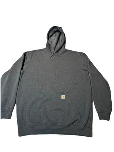 Carhartt Hoodie Men's XL GRAY Loose Fit Pullover Sweater Workwear Outdoor Heavy - Picture 1 of 9