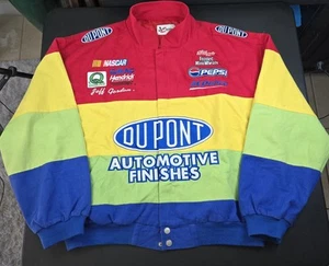 Chaqueta Arco Iris Jeff Gordon Dupont Vintage Años 90 NASCAR Chase Authentics, Talla 28x30" - Imagen 1 de 19