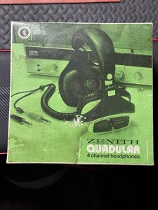 Vintage Zenith Quadular 4 Kanal Kopfhörer Modell 839-35 Japan mit Box - Bild 1 von 8