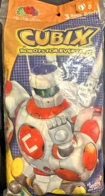 2001 Vantage Funpals Boys Briefs Size 8 Cubic Robots for Everyone New Sealed - Image 1 of 4