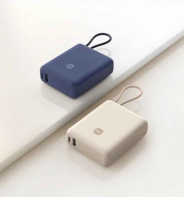 Банк питания Xiaomi 10000 мАч 33 Вт встроенный кабель USB тип C двусторонняя быстрая зарядка - Изображение 1 из 4