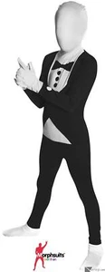Original Morphsuits Black Tuxedo Kids Suit Character Morphsuit Medium - Picture 1 of 2