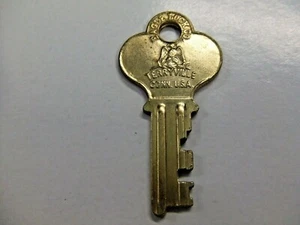 Eagle Lock Company Key #56V25 Terryville Conn Vintage USA NUOVO VECCHIO MAGAZZINO - Foto 1 di 3