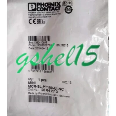 1PCS NEW Phoenix MINI MCR-SL-PT100-UI-NC 2864273 Measuring transmitter #HJ - Image 1 of 4