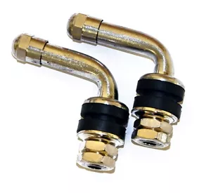 RAYS WORK ALLOY WHEELS MULTIPIECE TYRE VALVE STEM 90 DEGREE SHORT SET OF 2 - Picture 1 of 1