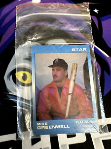 1988 Star Company Mike Greenwell Red Sox Limited Edition Platinum /1000 vintage
