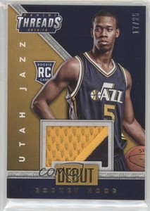 2014-15 Panini Threads Debut Threads Prime /25 Rodney Hood #12 Rookie RC